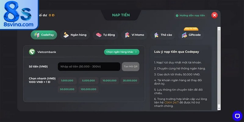 Truy cập vào hệ thống trang chủ nhà cái và đăng nhập vào tài khoản